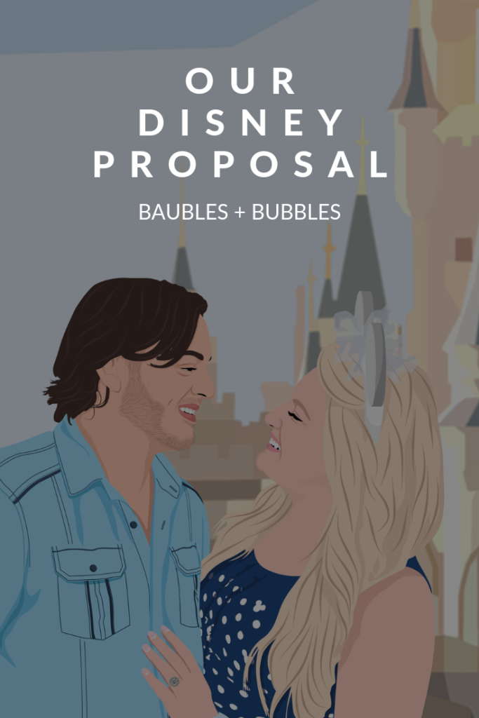 Our Disney Proposal - Disney's Magic Kingdom Engagement | Baubles + Bubbles Blog
