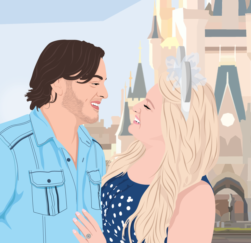 Our Disney Proposal - Disney's Magic Kingdom Engagement | Baubles + Bubbles Blog