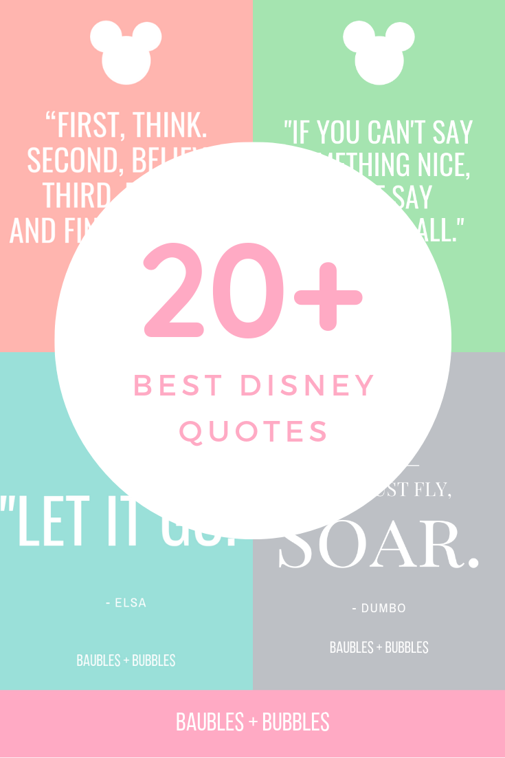 20+ Disney Quotes