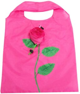 5pcs Reusable Rose Shopping Tote Bag - Sustainable Swaps | Baubles + Bubbles