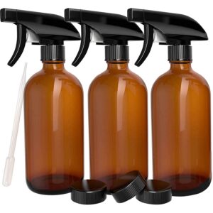 Amber Glass Spray Bottles - Sustainable Swaps | Baubles + Bubbles