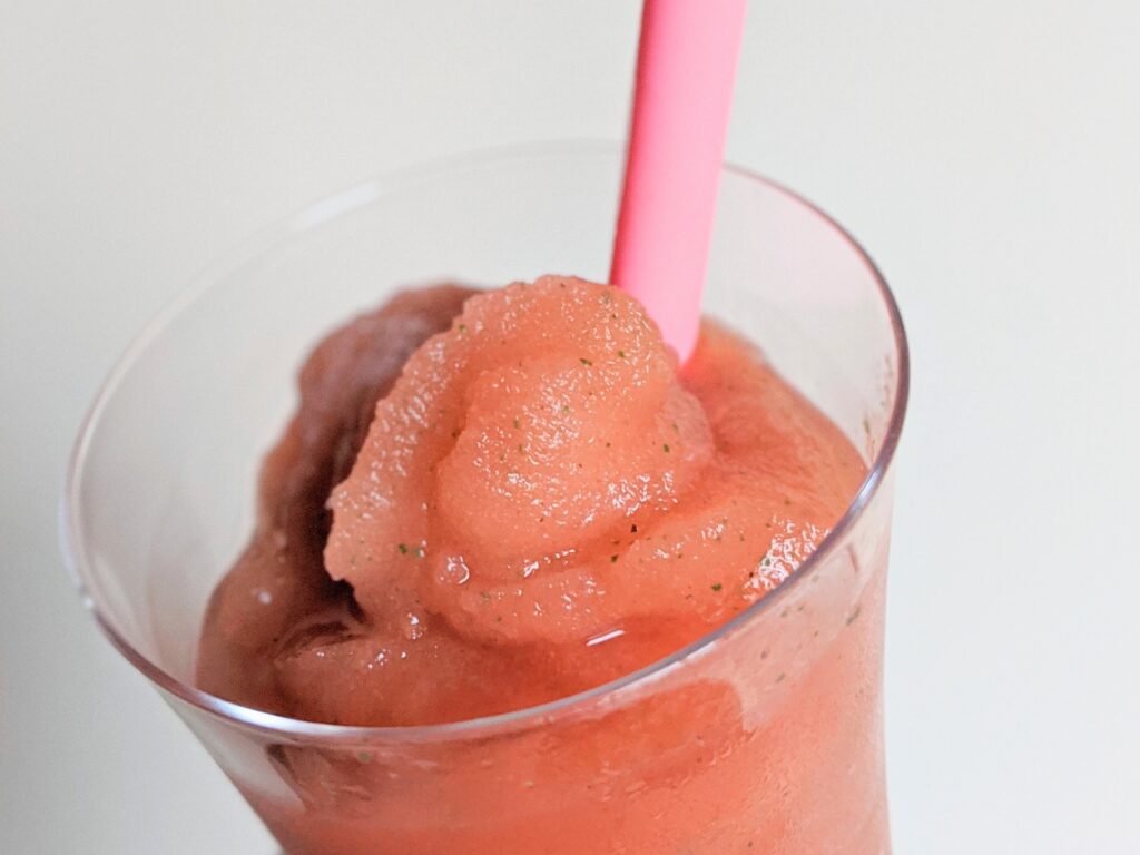 Watermelon Mint Frozen Margarita | Baubles + Bubbles Blog