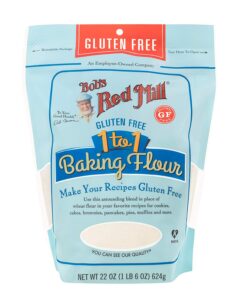 Bob's Red Mill Gluten Free 1-to-1 Baking Flour - Amazon Essentials: Gluten Free Pantry Staples | Baubles + Bubbles