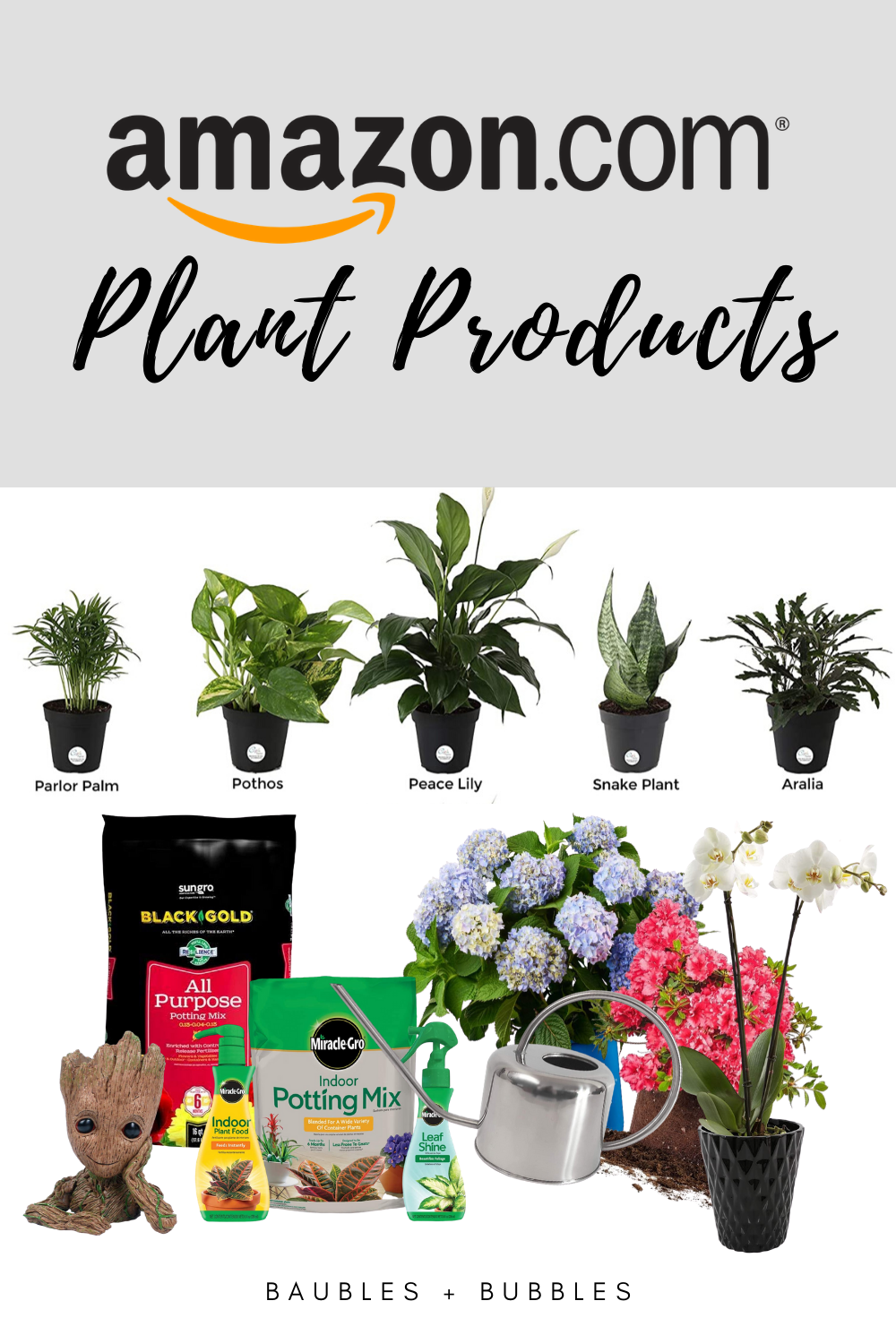 Amazon Essentials - Must Have Plant Products | Baubles + Bubbles