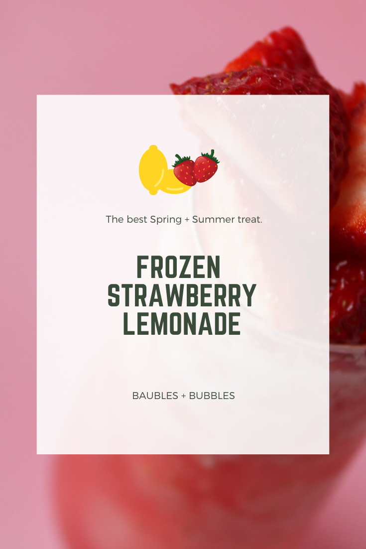 Frozen Strawberry Lemonade Recipe